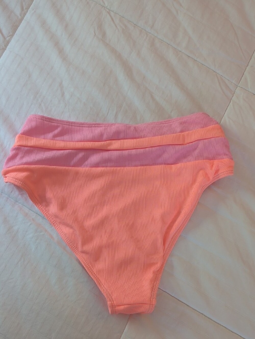 NWT- Cupshe 80s Vibe Neon Bikini Set - Picture 6 of 7